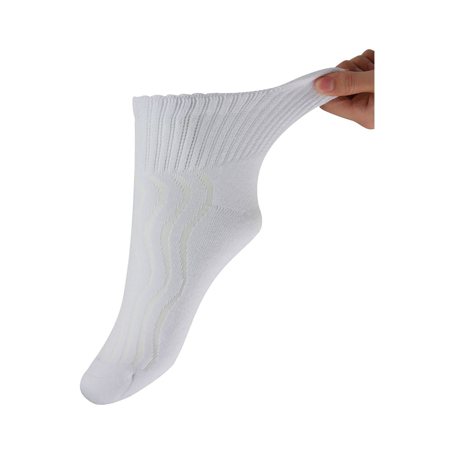 Cotton Non-Binding Ankle Diabetic Socks Cushion Loose - Image 24