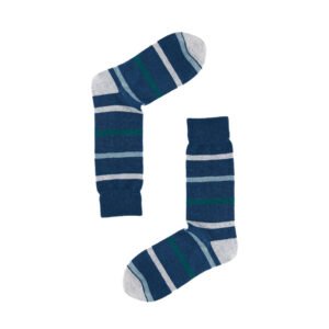 Cotton Crew Stripe Dress Socks Colorful