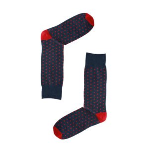 Cotton Dress Socks Dots Crew Socks