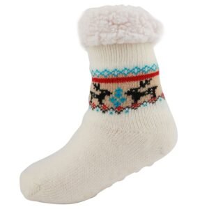 Fleece-lined AntiSlip Warm Slipper Socks