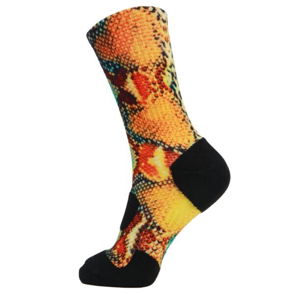 Snake Cushion Basketball Athletic Sports Socks - Image 3