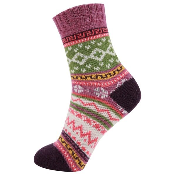 Fun Colorful Wool Warm Knitting Socks Christmas - Image 11