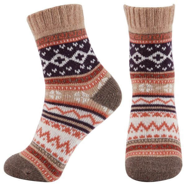 Fun Colorful Wool Warm Knitting Socks Christmas - Image 4