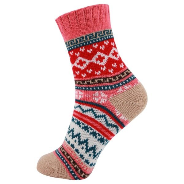 Fun Colorful Wool Warm Knitting Socks Christmas - Image 8