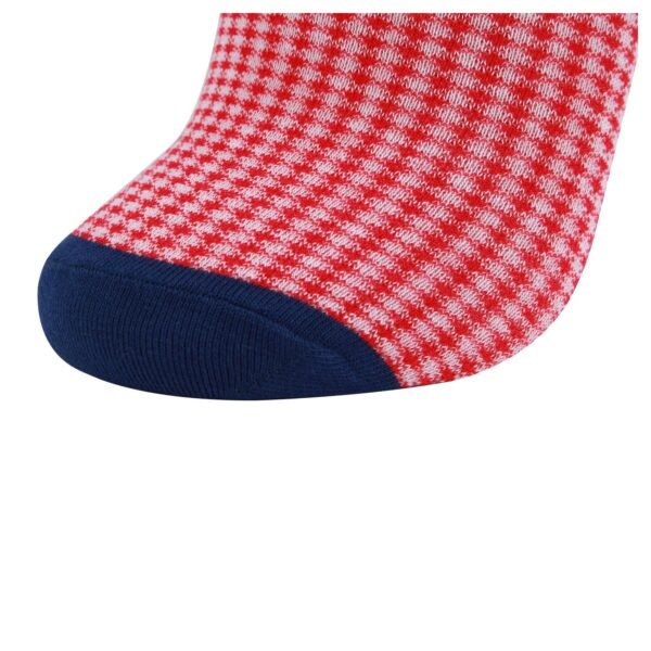 Cotton Dress Socks Block Stripe Crew Socks - Image 3