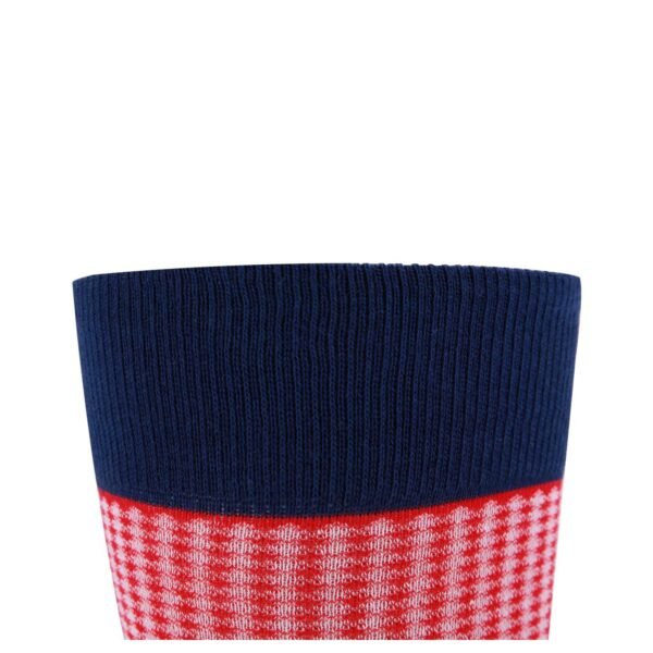Cotton Dress Socks Block Stripe Crew Socks - Image 5
