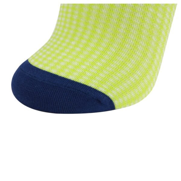 Cotton Dress Socks Block Stripe Crew Socks - Image 8