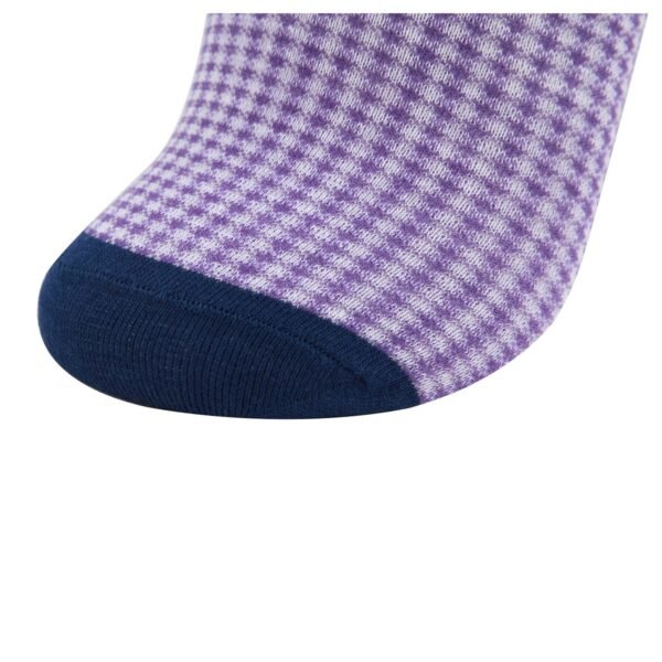 Cotton Dress Socks Block Stripe Crew Socks - Image 21