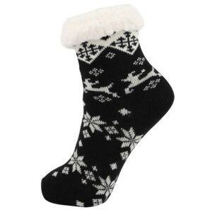 Slipper Fleece-lined Cozy Socks Christmas Gifts