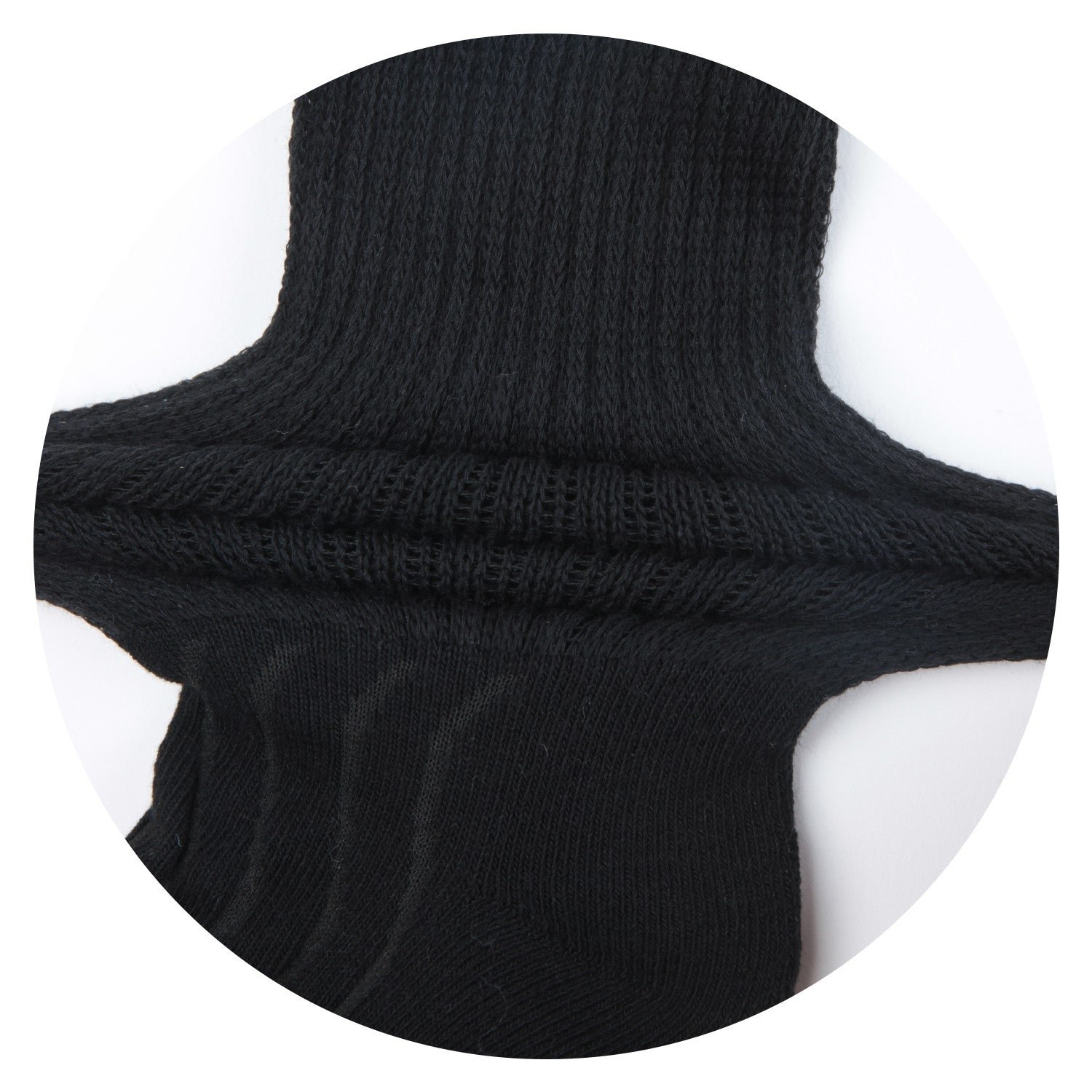 Cotton Non-Binding Crew Dress Socks with Cushion Sole (2 Pairs) - Image 7