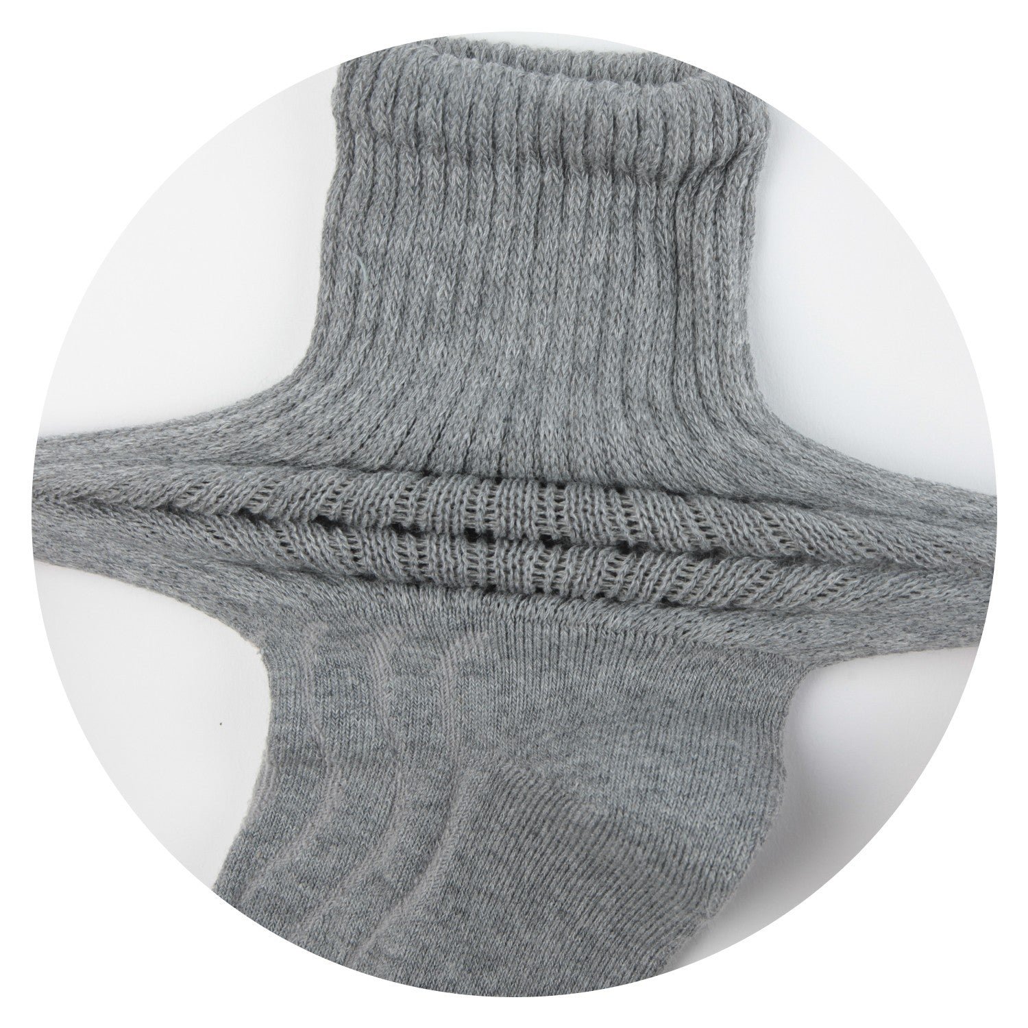 Cotton Non-Binding Crew Dress Socks with Cushion Sole (2 Pairs) - Image 34