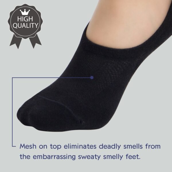 Wicking No Show Bamboo Socks Non Slip - Image 19