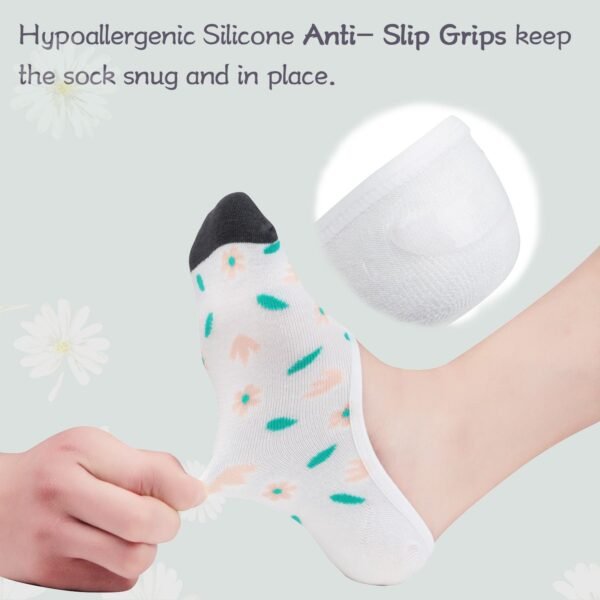 Bamboo No Show Liner Invisible Socks with Non Slip for Flats - Image 4