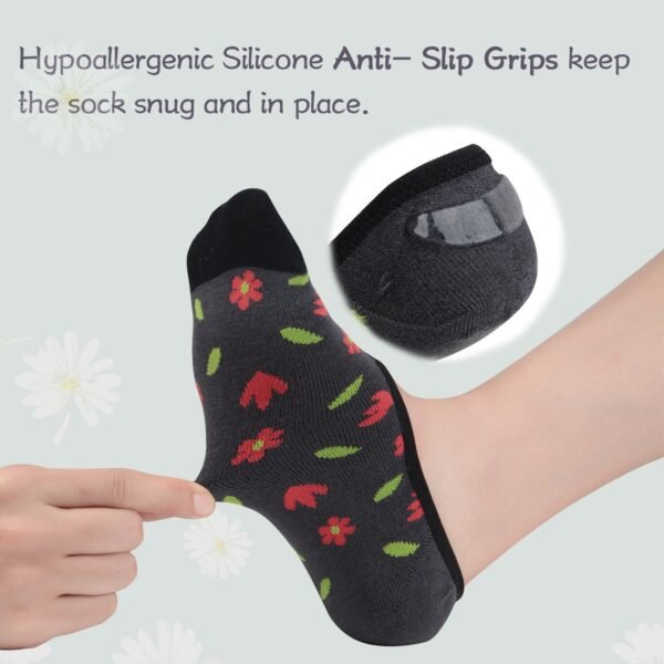 Bamboo No Show Liner Invisible Socks with Non Slip for Flats - Image 11