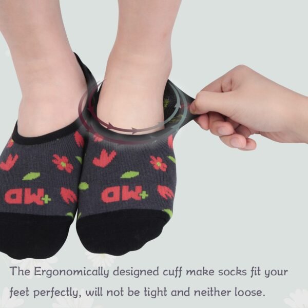 Bamboo No Show Liner Invisible Socks with Non Slip for Flats - Image 12
