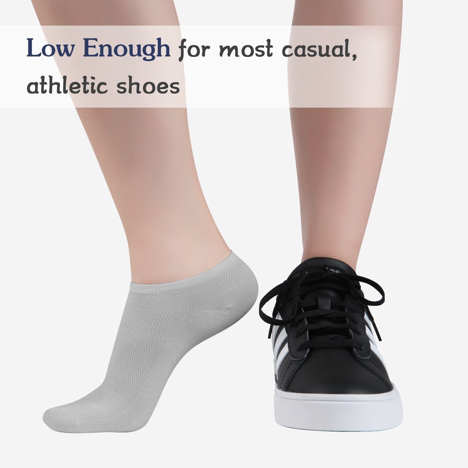 Bamboo Low-Cut Socks Moisture Wicking Odor Control - Image 14