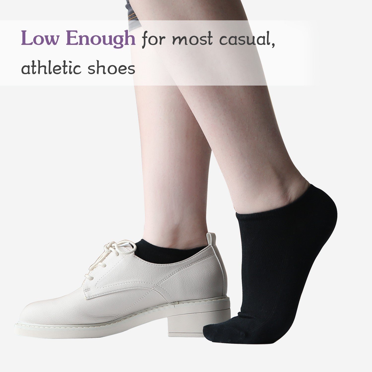 Bamboo Low-Cut Socks Moisture Wicking Odor Control - Image 11