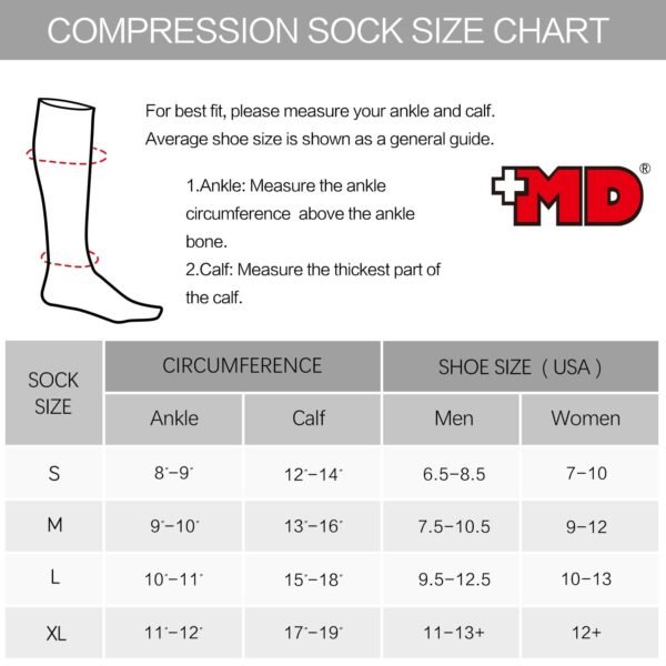23-32mmHg Microfiber Opaque Compression Stockings Open-Toe Firm Support - Image 12