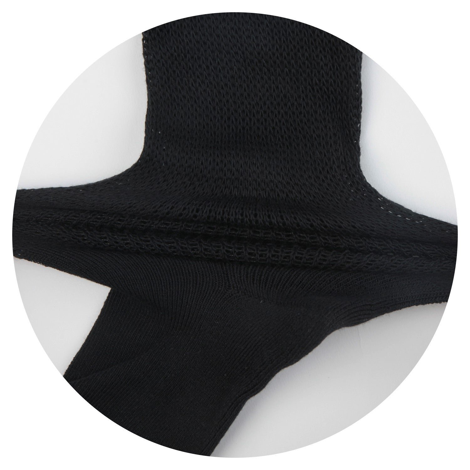 Extra Wide Non Binding Bamboo Over The Knee Socks With Cushioned Sole (2 Pairs) - Image 8