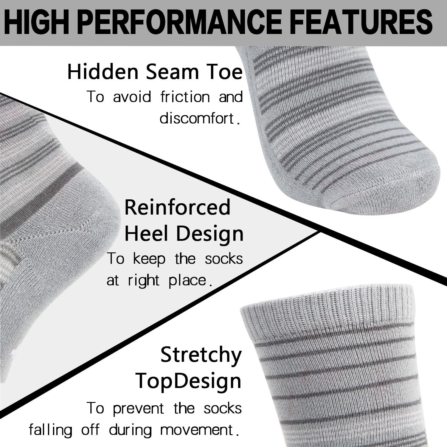 Design Bamboo Crew Classic Socks Cushioned - Image 2