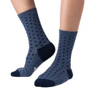 Design Bamboo Crew Polka Dots Socks Cushioned