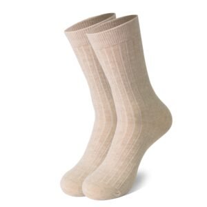Cotton Non-Binding Soft Circulation Crew Socks (2 Pairs)