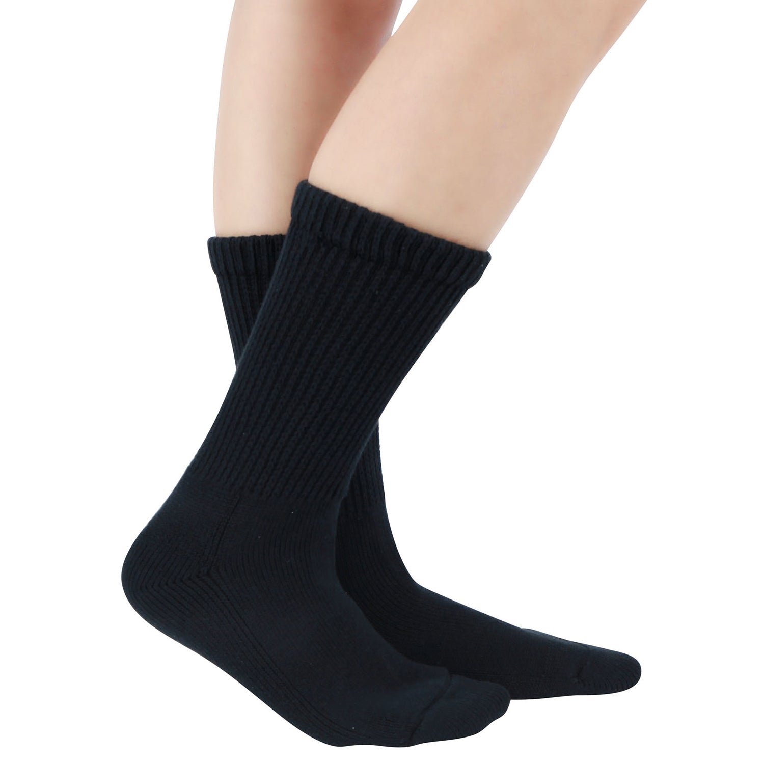 Cotton Non-Binding Warm Cushion Crew Socks Dress Socks - Image 11