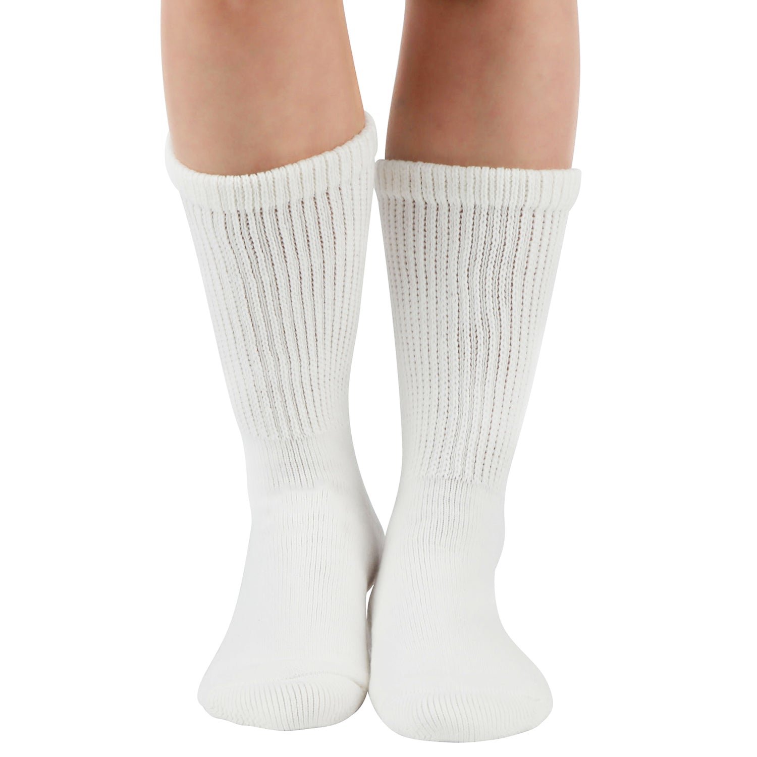 Cotton Non-Binding Warm Cushion Crew Socks Dress Socks - Image 2