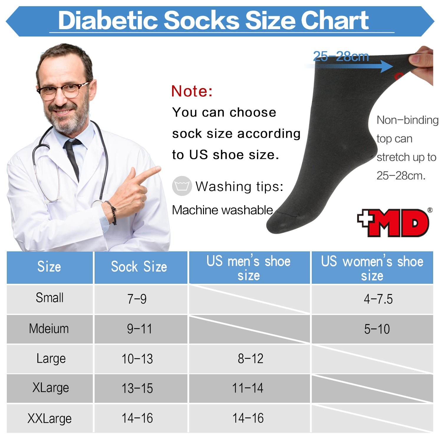 Cotton Non-Binding Ankle Socks for All Seasons Loose Fit Antibacterial (2 Pairs) - Image 17