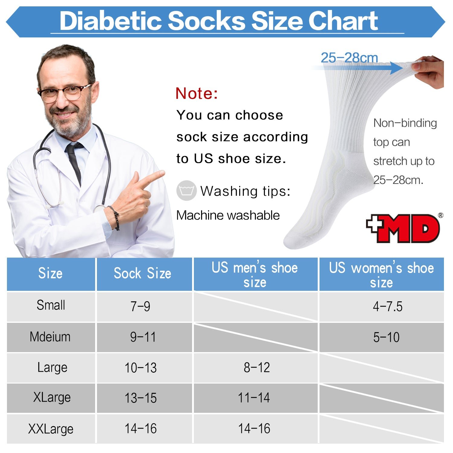 Cotton Non-Binding Crew Dress Socks with Cushion Sole (2 Pairs) - Image 43