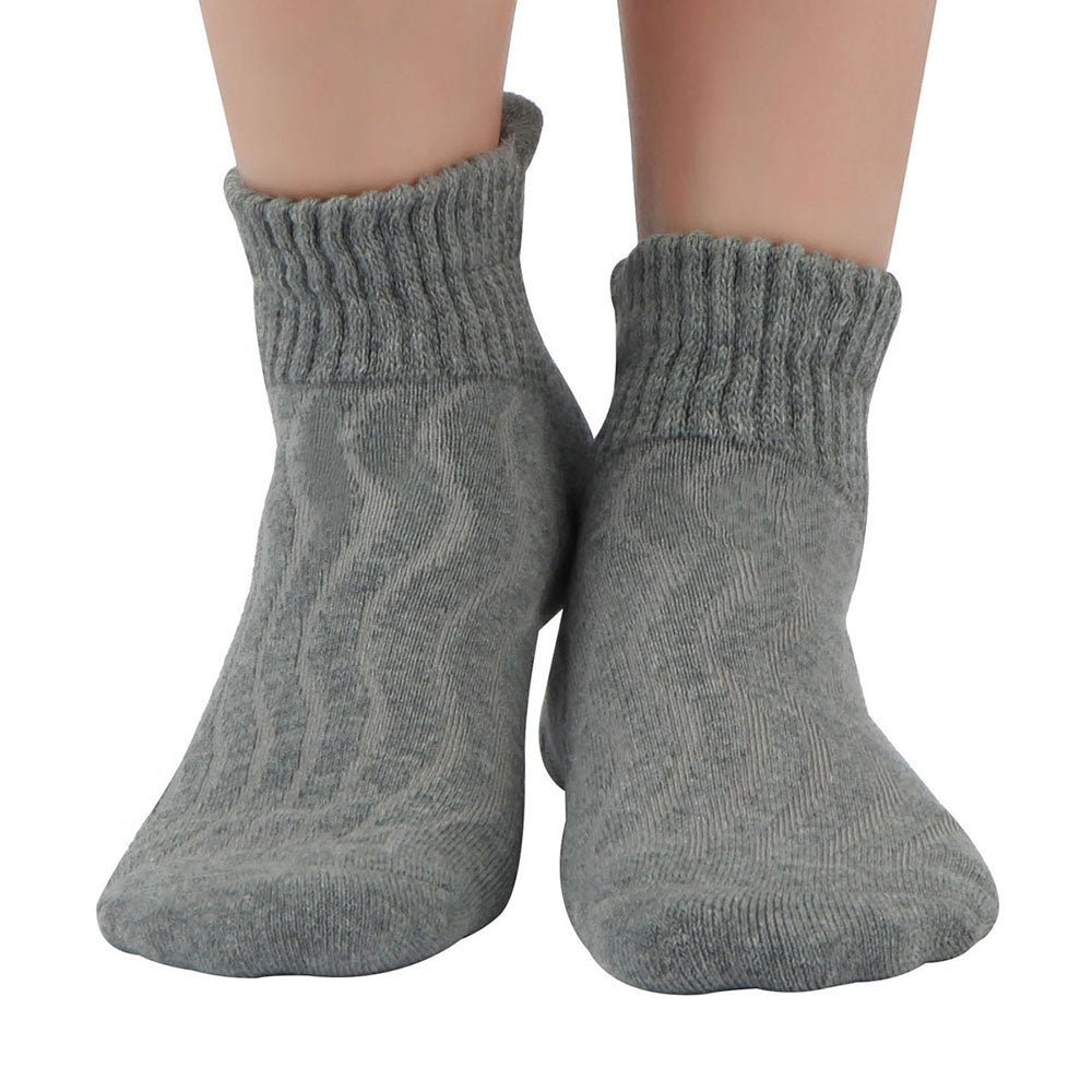 Cotton Non-Binding Ankle Diabetic Socks Cushion Loose - Image 19