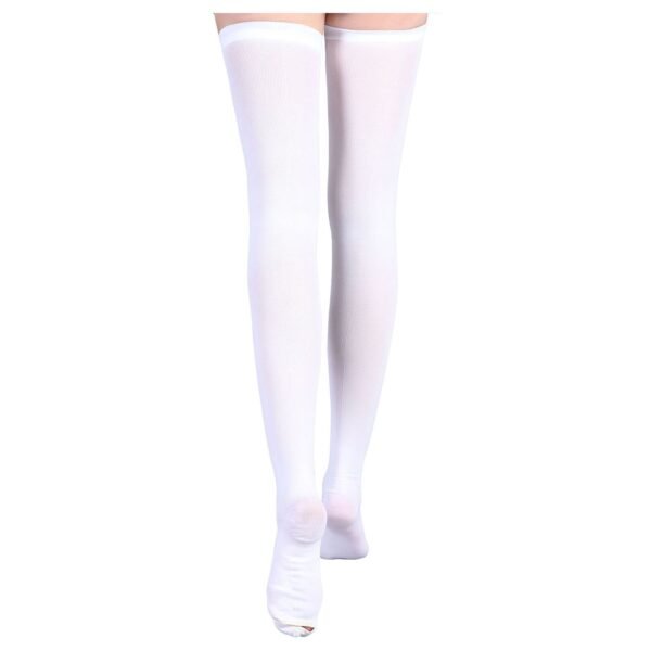 15-20mmHg Thigh High Compression Socks Inspection Toe - Image 3