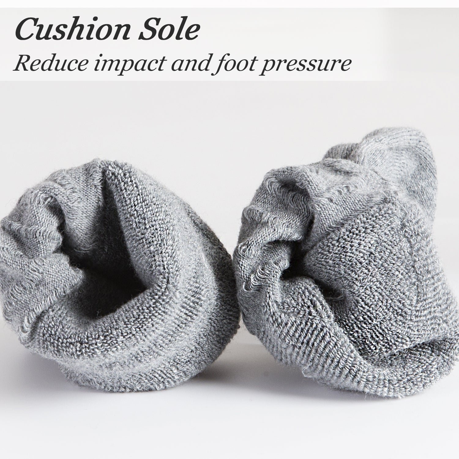 Cotton Non-Binding Crew Dress Socks with Cushion Sole (2 Pairs) - Image 30