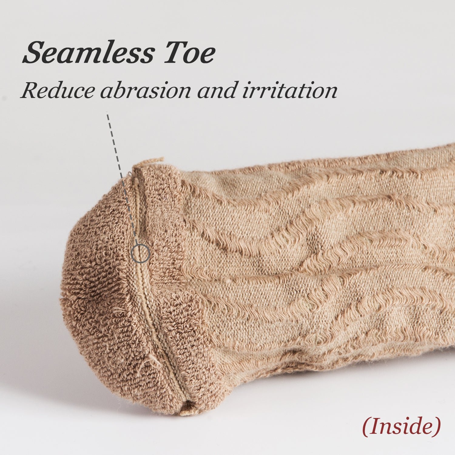 Cotton Non-Binding Ankle Diabetic Socks Cushion Loose - Image 8