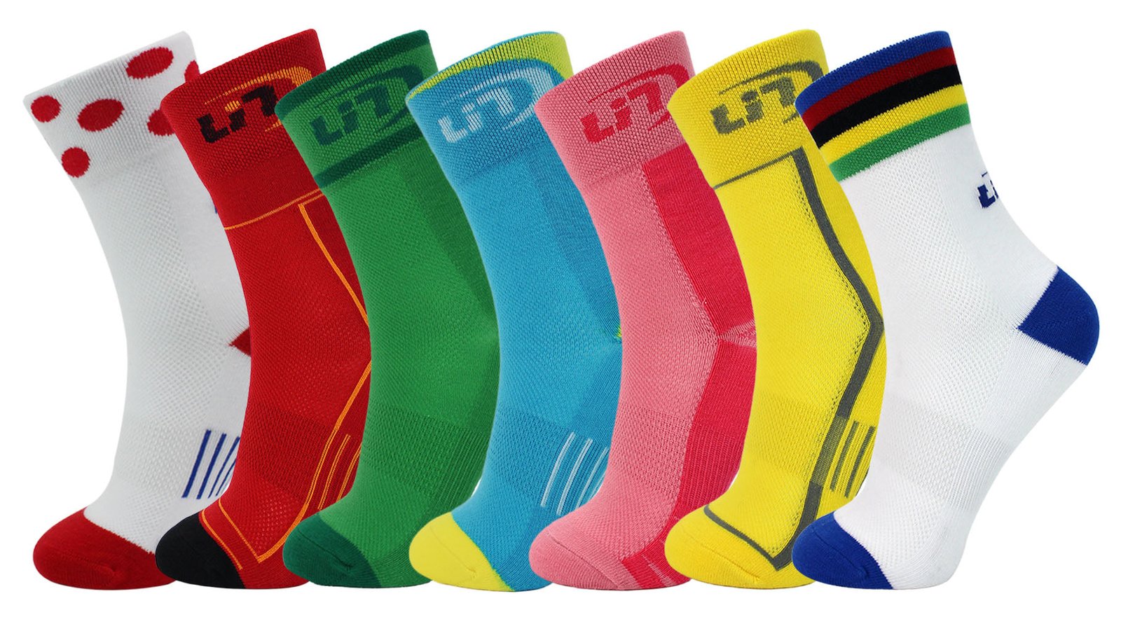 7 Pack Sports Cycling Running Training Socks - Image 5